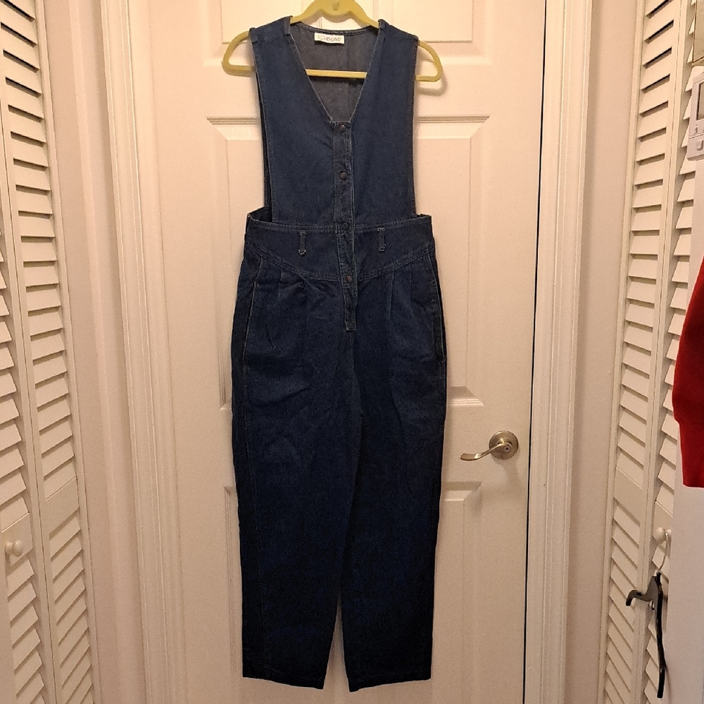 Retro Classic Blue Denim Jumpsuit